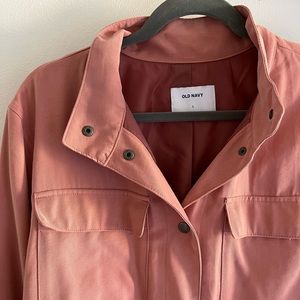 Dusty Rose Old Navy Cargo Chore Jacket - NWOT - L